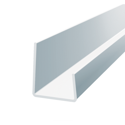 Lemovací profil 12,5 mm, dĺžka 3 m biela