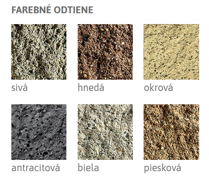 farebne odtiene alpino plotovy murik