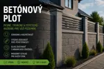 Betónový plot: výber, montáž, chyby a cena