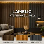 Lamelio lamely: moderný dizajn a akustika interiéru