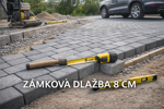 Zámková dlažba 8 cm: správna voľba pre autá a záťaž