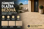 Zámková dlažba béžová: výber a chyby