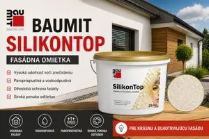 Baumit SilikonTop: výber fasádnej omietky