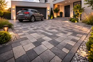 Dlažba pod auto: ako vybrať správnu dlažbu na parkovanie