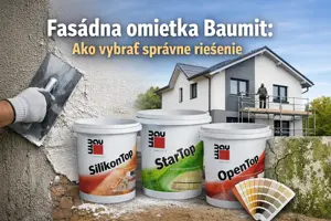 Fasádna omietka Baumit – ako vybrať správne riešenie