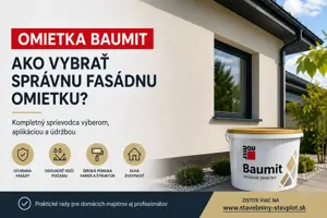 Omietka Baumit: ako vybrať správnu fasádnu omietku