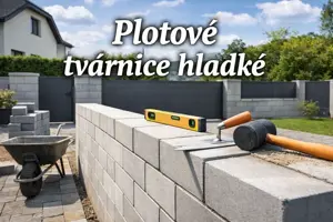 Plotové tvárnice hladké: ako vybrať správne riešenie