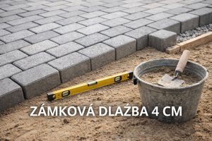 Zámková dlažba 4 cm: kedy sa oplatí a ako ju položiť
