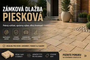 Zámková dlažba piesková: výber a chyby
