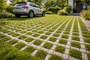 Zatrávňovacie tvárnice pod auto: výber a pokládka