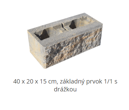 Casser DUO 40 x 20 x 15 cm, základný prvok 1/1