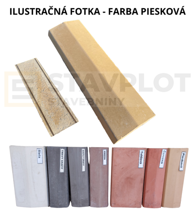 Betónová strieška stĺpiková (štvorcová) – LIGHT
