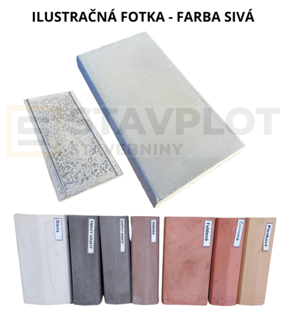 Betónová strieška stĺpiková (štvorcová) – LIGHT