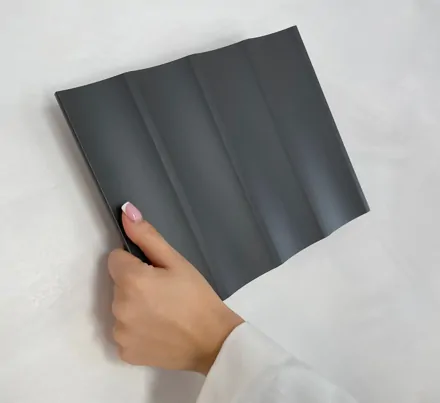 Ľavé zakončenie lamely VELUTTO - shadow grey