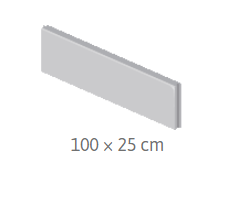 Jubileum obrubník 100x25x5 cm
