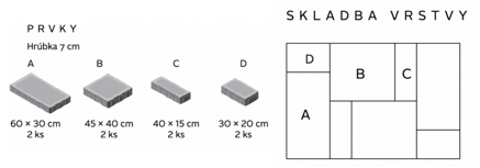 Plaza Multiformát XL zámková dlažba