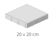 Topline 20x20x6 cm zámková dlažba