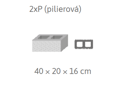 Alpský plot EKO 2xP (pilierová)