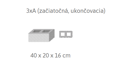 Alpský plot EKO 3xA (začiatočná, ukončovacia)