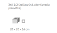 Alpský plot EKO 3xA 1/2 (začiatočná, ukončovacia polovička)