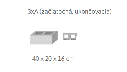 Alpský plot EKO 3xA (začiatočná, ukončovacia)
