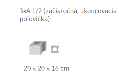 Alpský plot EKO 3xA 1/2 (začiatočná, ukončovacia polovička)