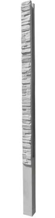 Obojstranný betónový stĺp priebežný - BRIDLICA