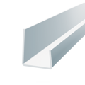 Lemovací profil 9,5 mm, dĺžka 3 m biela