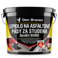 Lepidlo na asfaltové pásy za studena DenBit BOND 5 kg vedro