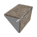 Ukončovací profil T 2,5 m 10 mm × 2,5 m