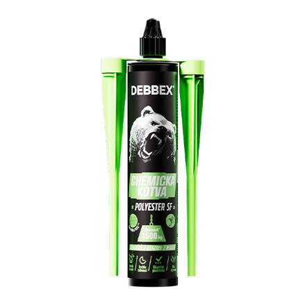 Chemická kotva bez styrénu POLYESTER SF 165 ml kartuša