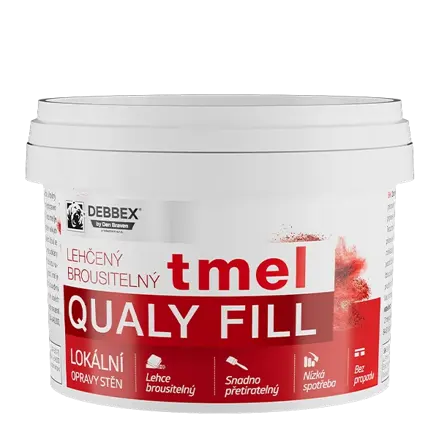 Ľahčený brúsiteľný tmel (Qualy Fill) 250 ml kelímok biela