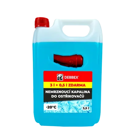 Nemrznúca kvapalina do ostrekovačov -20 °C 5 l kanister