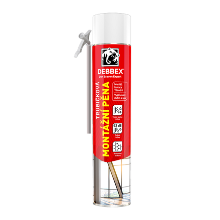 Montážna pena 750 ml trubičková dóza zelená