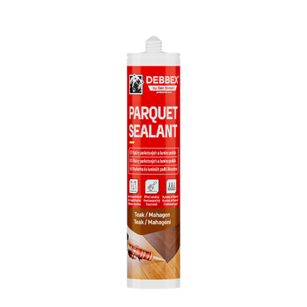 Parketový tmel 280 ml kartuša teak / mahagon (RAL 8012)