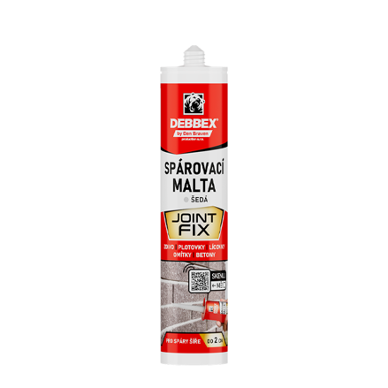 Škárovacia malta JOINT FIX 310 ml kartuša sivá