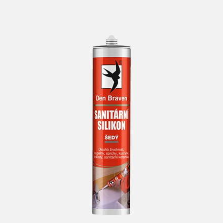 Sanitárny silikón 280 ml kartuša sivá