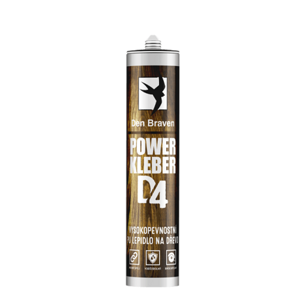 POWER KLEBER (PU lepidlo D4) 300 ml kartuša krémová