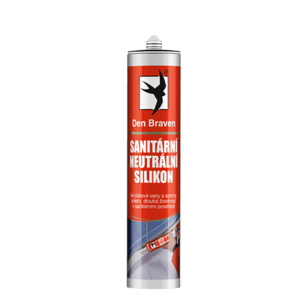 Sanitárny neutrálny silikón 280 ml kartuša biela