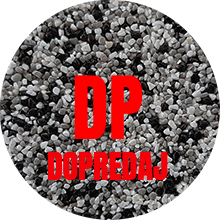 Tekutá dlažba - kamenivo 15,91 kg vedro biela & čierna & sivá