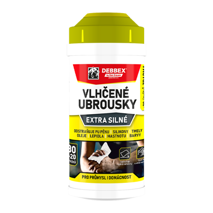 Extra silné vlhčené obrúsky 80 + 20 ks ZADARMO dóza