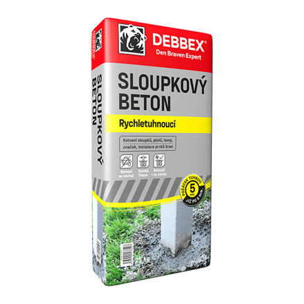 Stĺpikový betón rýchlotuhnúci 25 kg vrece