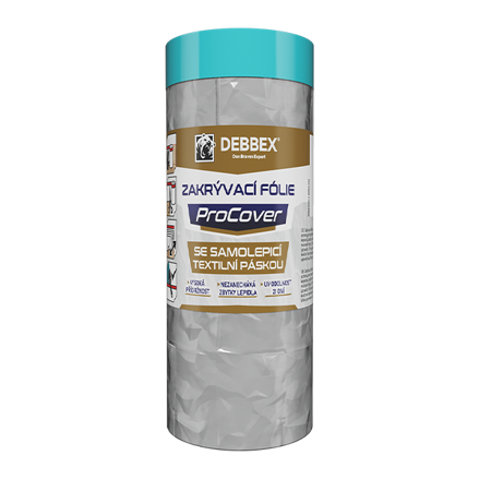 Zakrývacia fólia s textilnou páskou PROCOVER 33 m