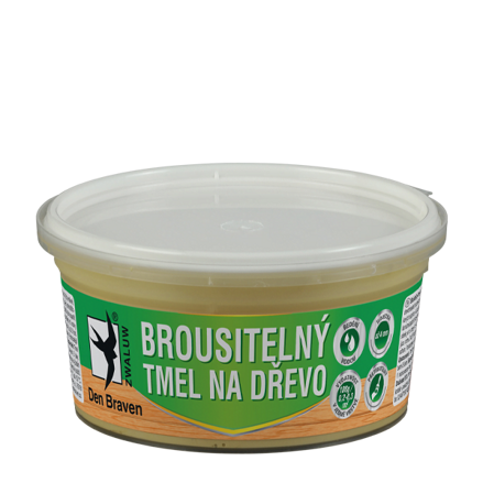 Brúsiteľný tmel na drevo 250 g kelímok smrek