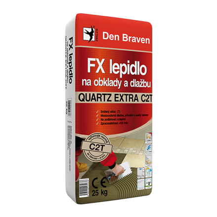 FX lepidlo na obklady a dlažbu QUARTZ EXTRA C2T 25 kg vrece