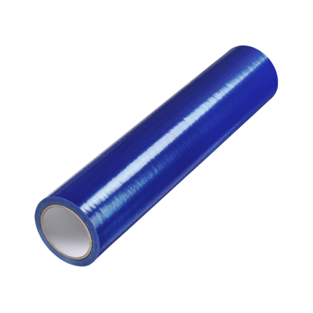 Ochranná samolepiaca fólia na okná a dvere LDPE 500 mm × 75 m modrá