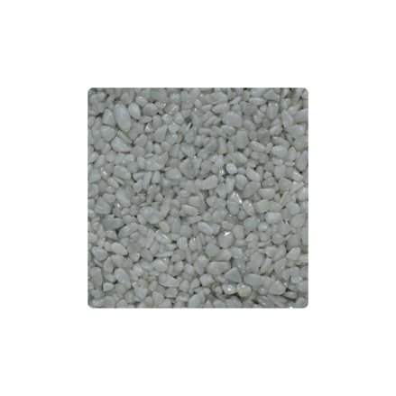 Mramorové kamienky biele 3-6 mm 25 kg vrece