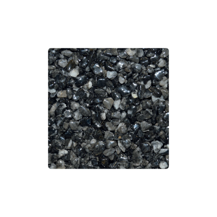 Mramorové kamienky čierne – antracit 3-6 mm 25 kg vrece