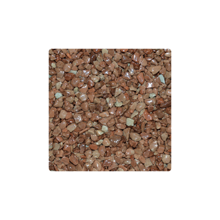 Mramorové kamienky hnedé 3-6 mm 25 kg vrece