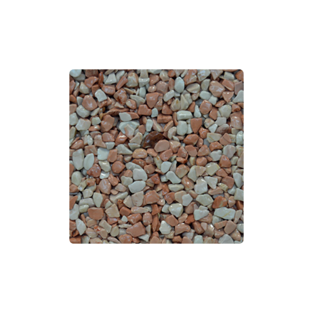 Mramorové kamienky ružové 3-6 mm 25 kg vrece